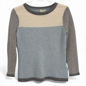 Colorblock Crew Neck Sweater